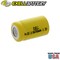 Exell Battery 2/3A Size 1.2V 700mAh NiCD Flat Top Rechargeable Battery EBC-302-0 - alternate 8